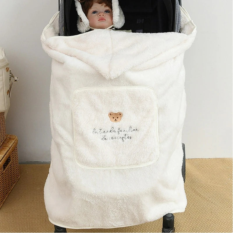 Premium Baby Stroller Blanket - Windproof Carrier Blanket