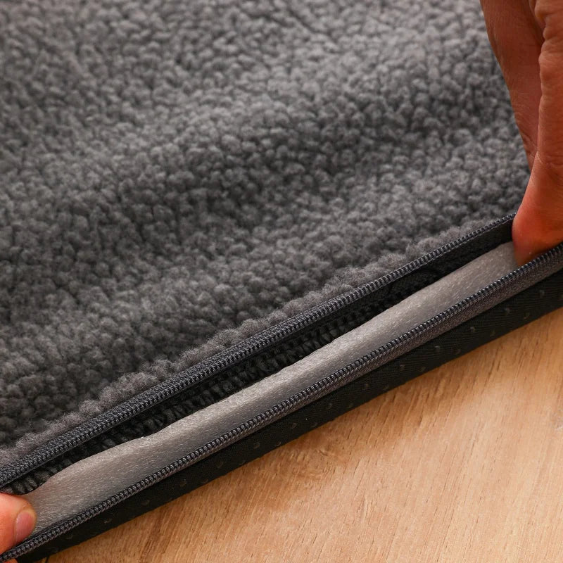 Premium Self-Warming Pet Bed - Fleece Dog & Cat Mat