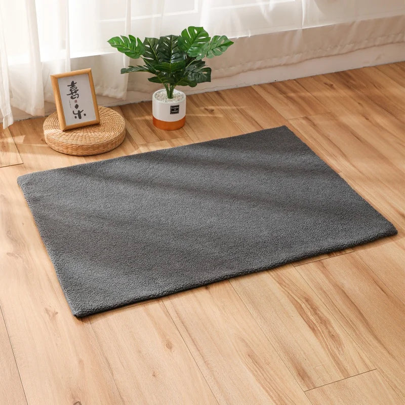 Premium Self-Warming Pet Bed - Fleece Dog & Cat Mat
