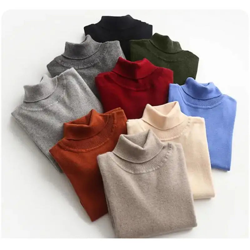 Men's Premium Cashmere Turtleneck Sweater | Luxury Knitwear